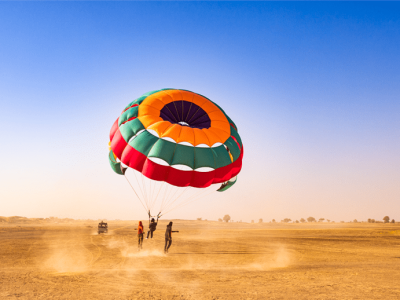 Desert Parasailing